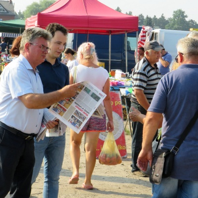 Na targu w Białobrzegach